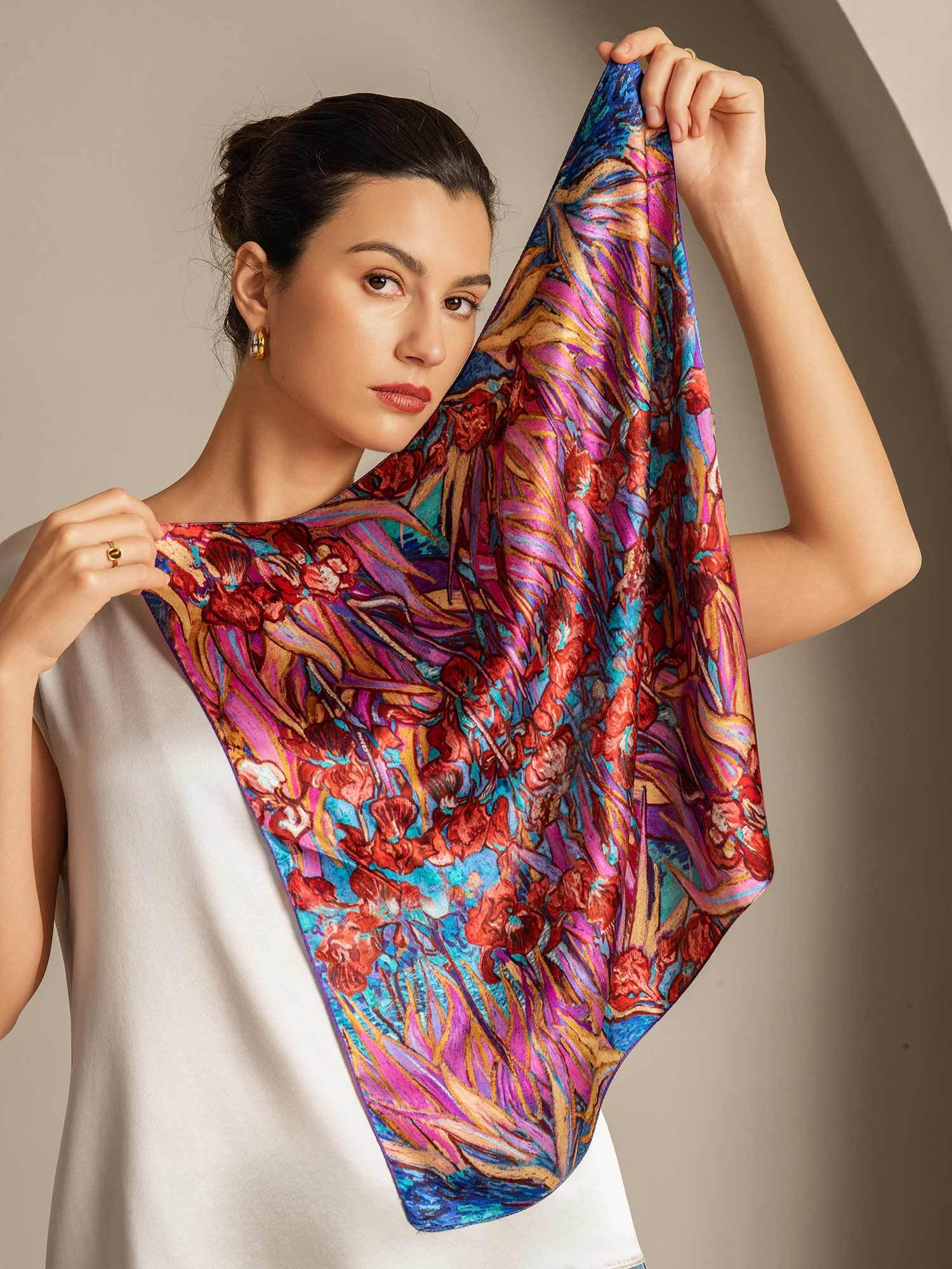 [P095] SilkSilky-ES Seda Pura Scarf 003