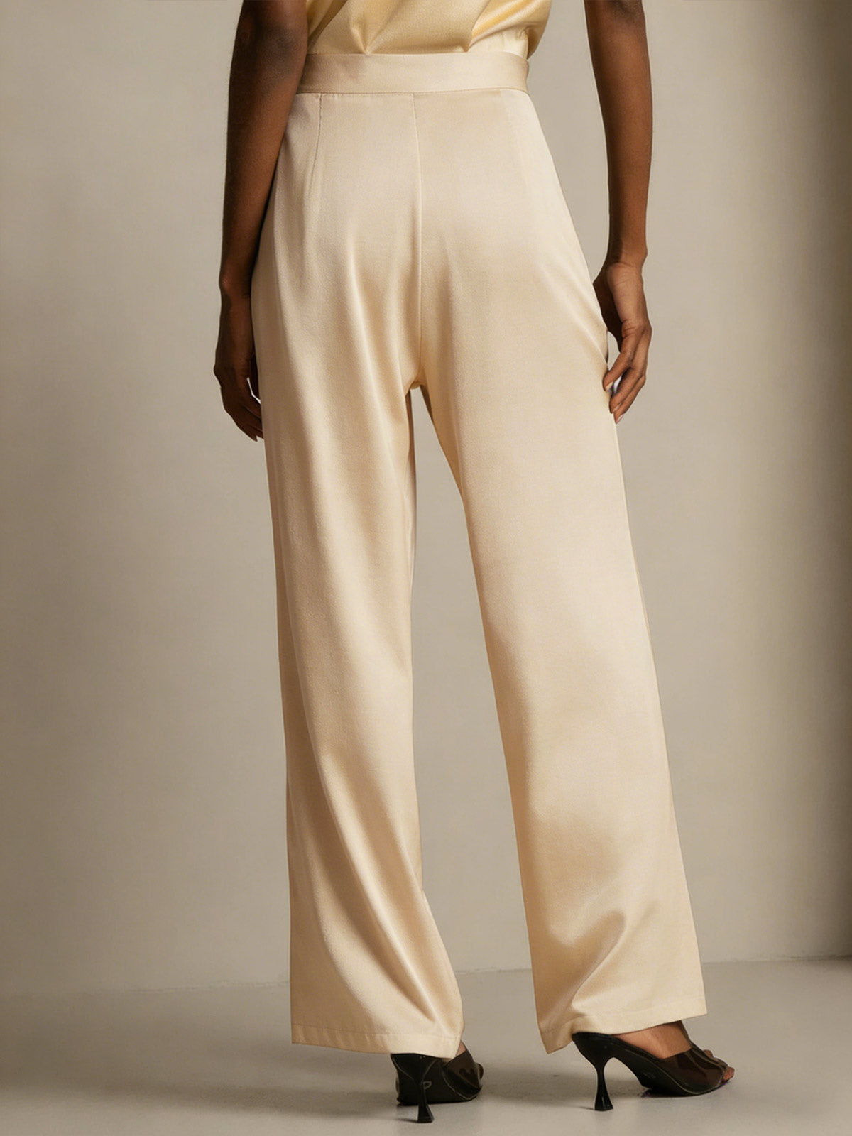 [Champán] SilkSilky-ES 19Momme Pantalones de mujer 002