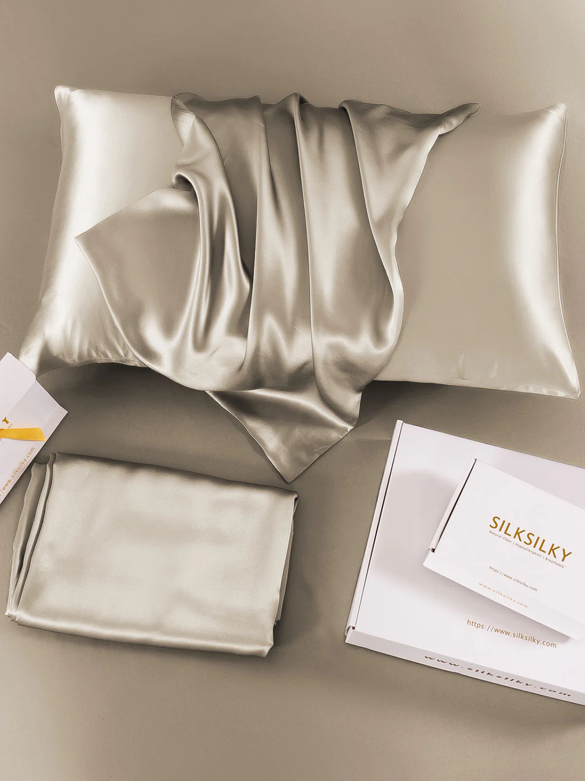 [Caqui] SilkSilky-ES 19Momme Seda Pura Pillowcase 004