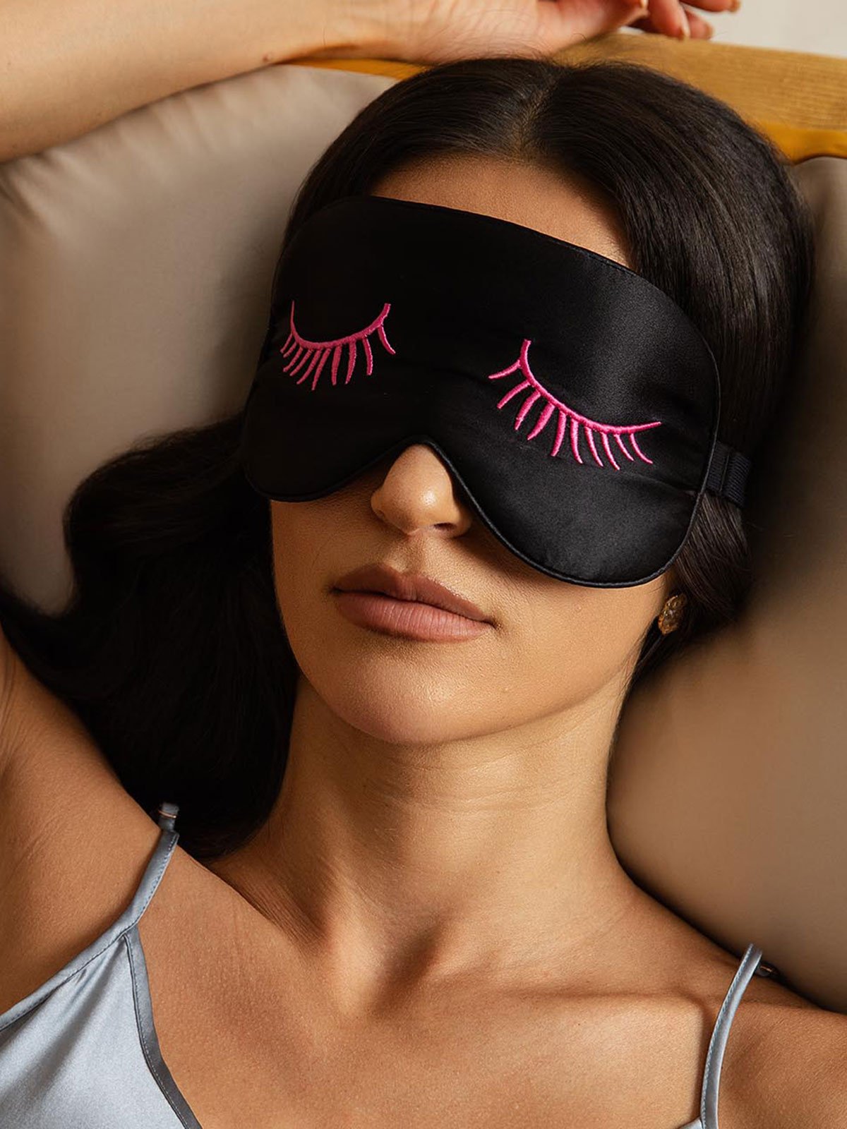 [PestañasRosadas] SilkSilky-ES Seda Pura Eye Mask 002