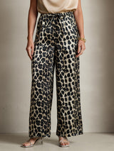 [Leopardo] SilkSilky-ES Seda Pura Womens Pants 006,