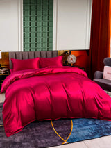 [Vino] SilkSilky-ES 25Momme Juego de ropa de cama 006