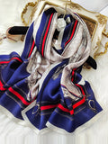 SilkSilky ES Seda Pura Scarf Azul 006