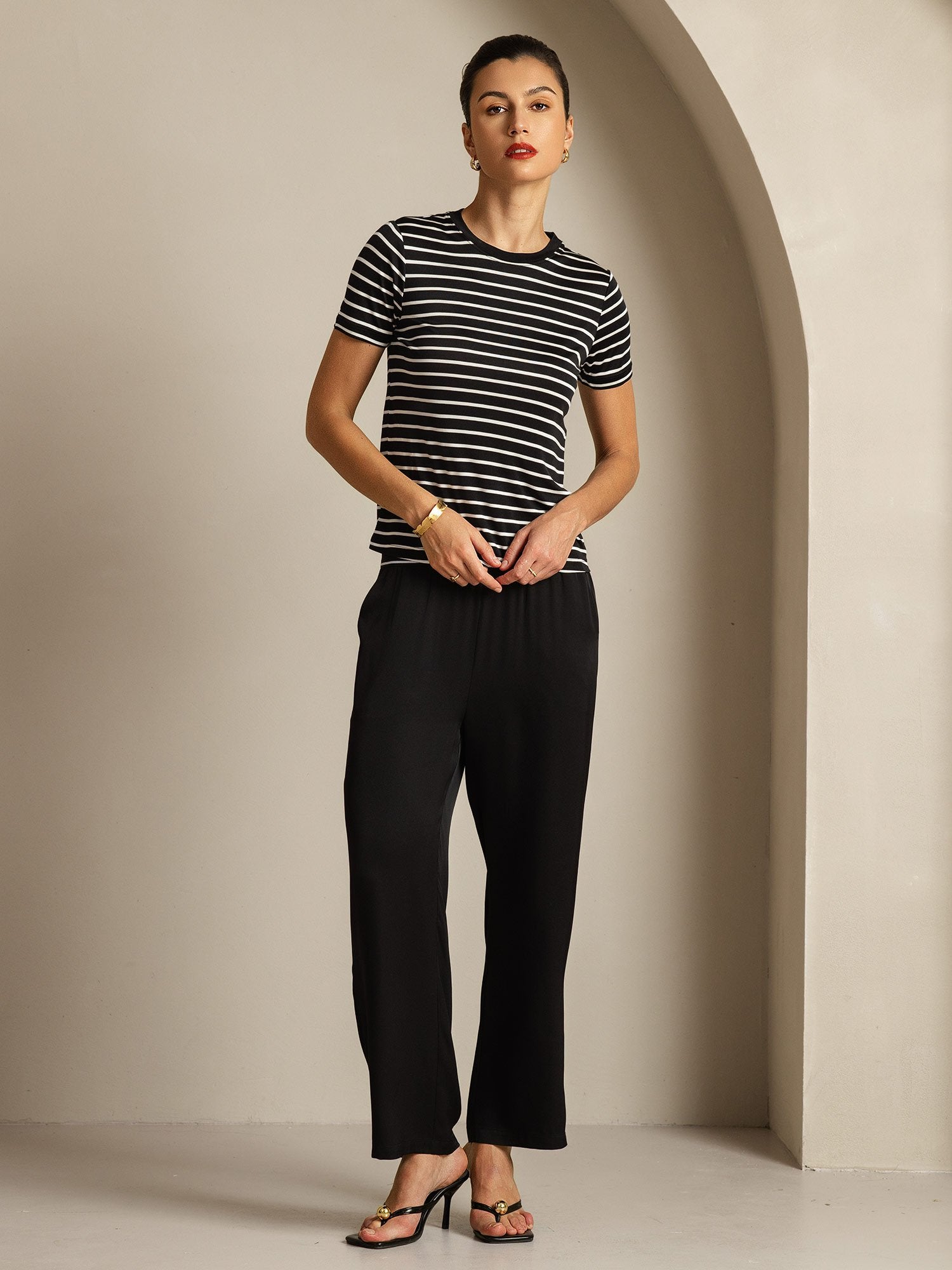 [RayaNegra] SilkSilky-ES Seda Pura Womens T-Shirt 008