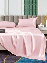 [Rosa] SilkSilky-ES 25Momme Juego de ropa de cama 006