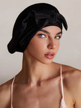 [Negro] SilkSilky-ES Gorros De Dormir 001
