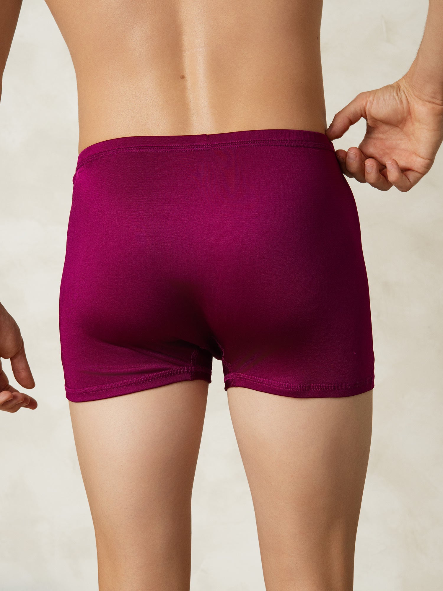 [Vino] SilkSilky-ES Tejido de seda Mens Underwear 002