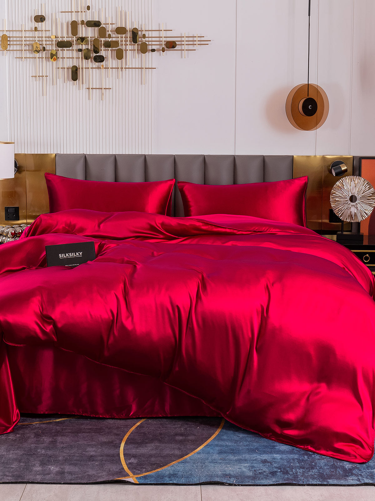 [Vino] SilkSilky-ES 19Momme Seda Pura Bedding Set 003
