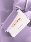 SilkSilky-ES 19Momme Seda Pura Pillowcase Lavanda 008