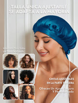 [Azul Real] SilkSilky-ES Gorros De Dormir 006