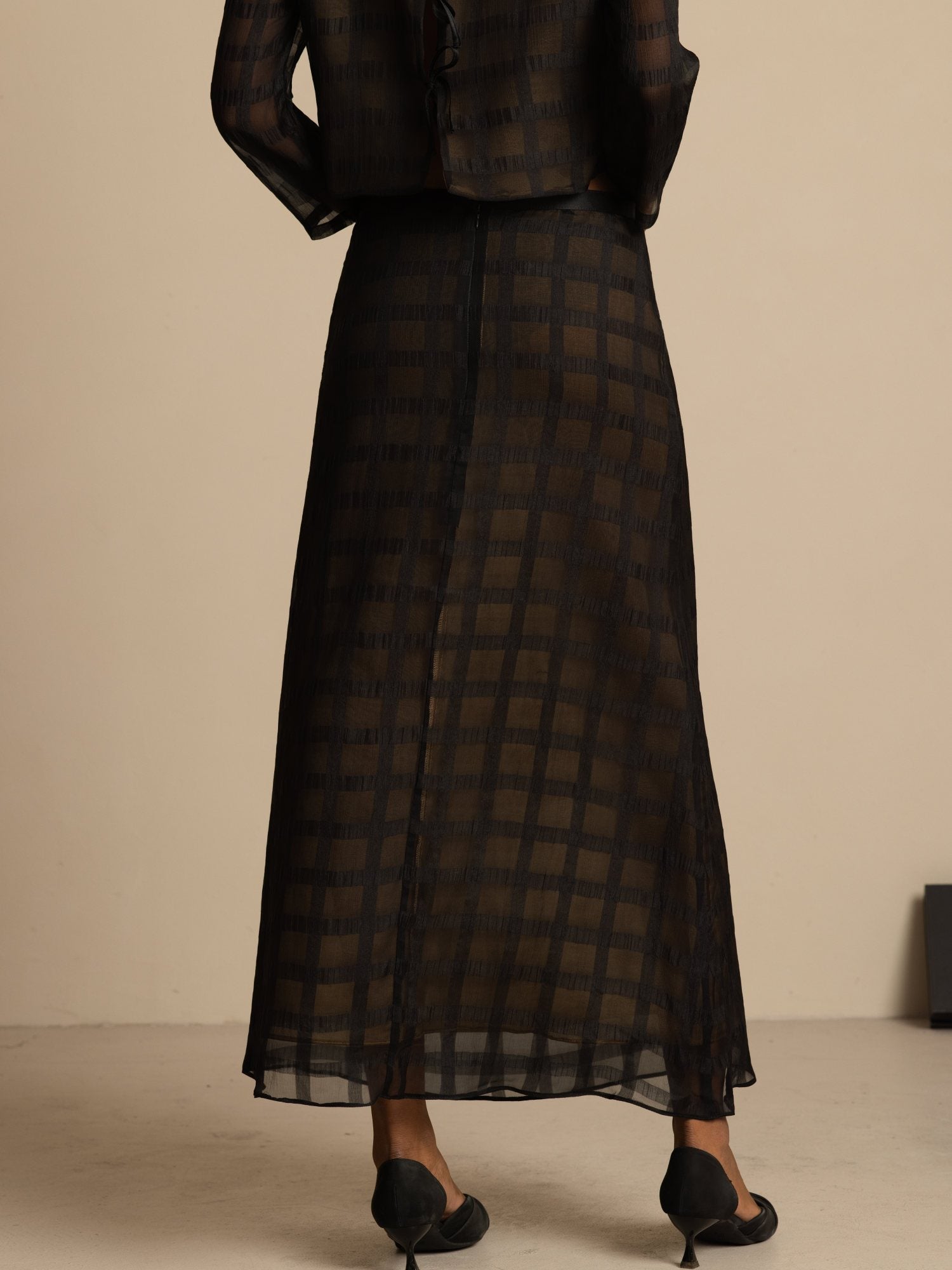 [Negro] SilkSilky-ES Skirt 002