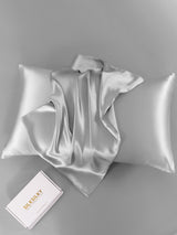 [Plata] SilkSilky-ES Fundas De Almohada 006
