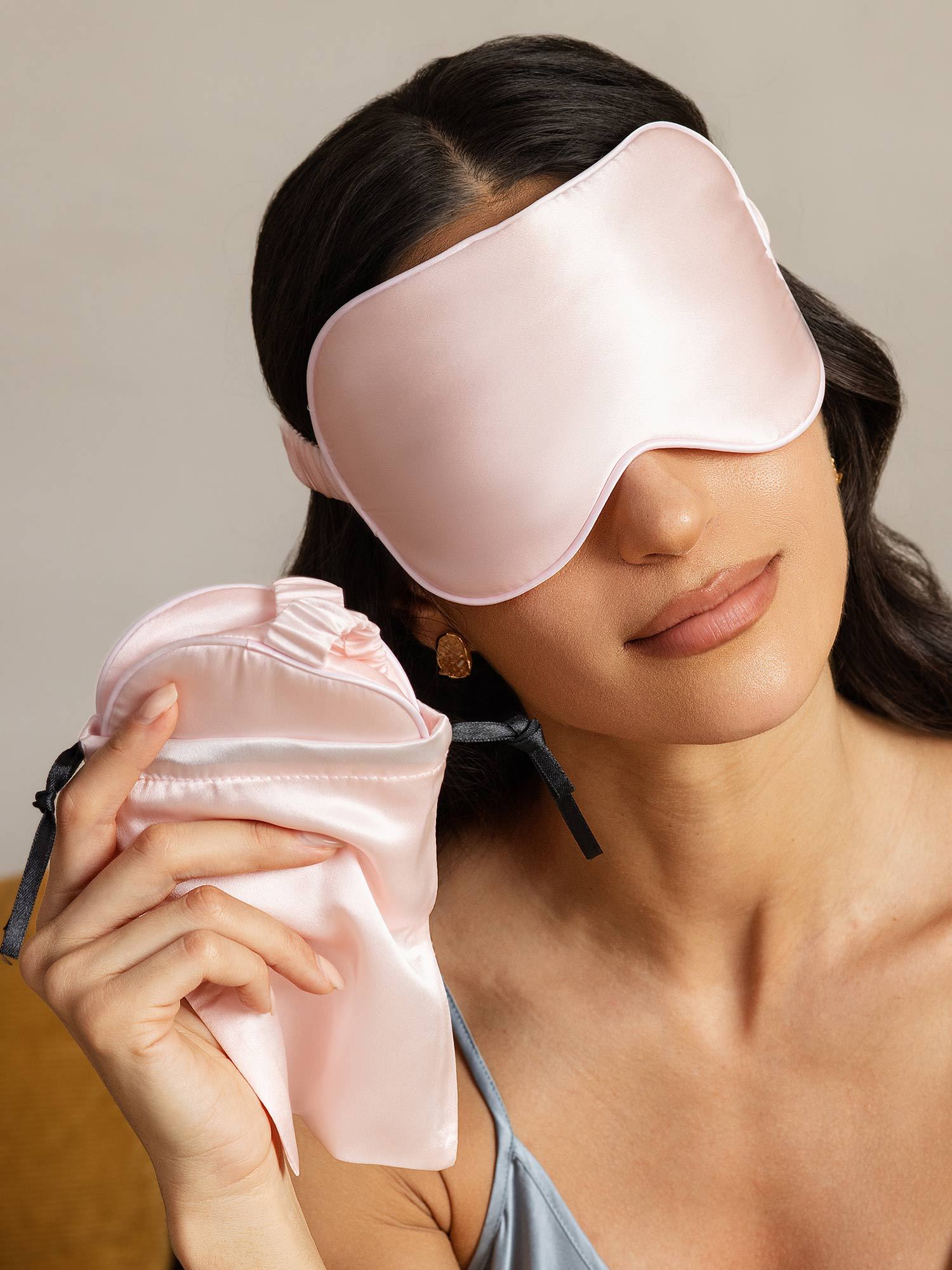 [Rosa] SilkSilky-ES Seda Pura Eye Mask 003