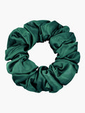 SilkSilky ES 19Momme Seda Pura Scrunchie Verde 004