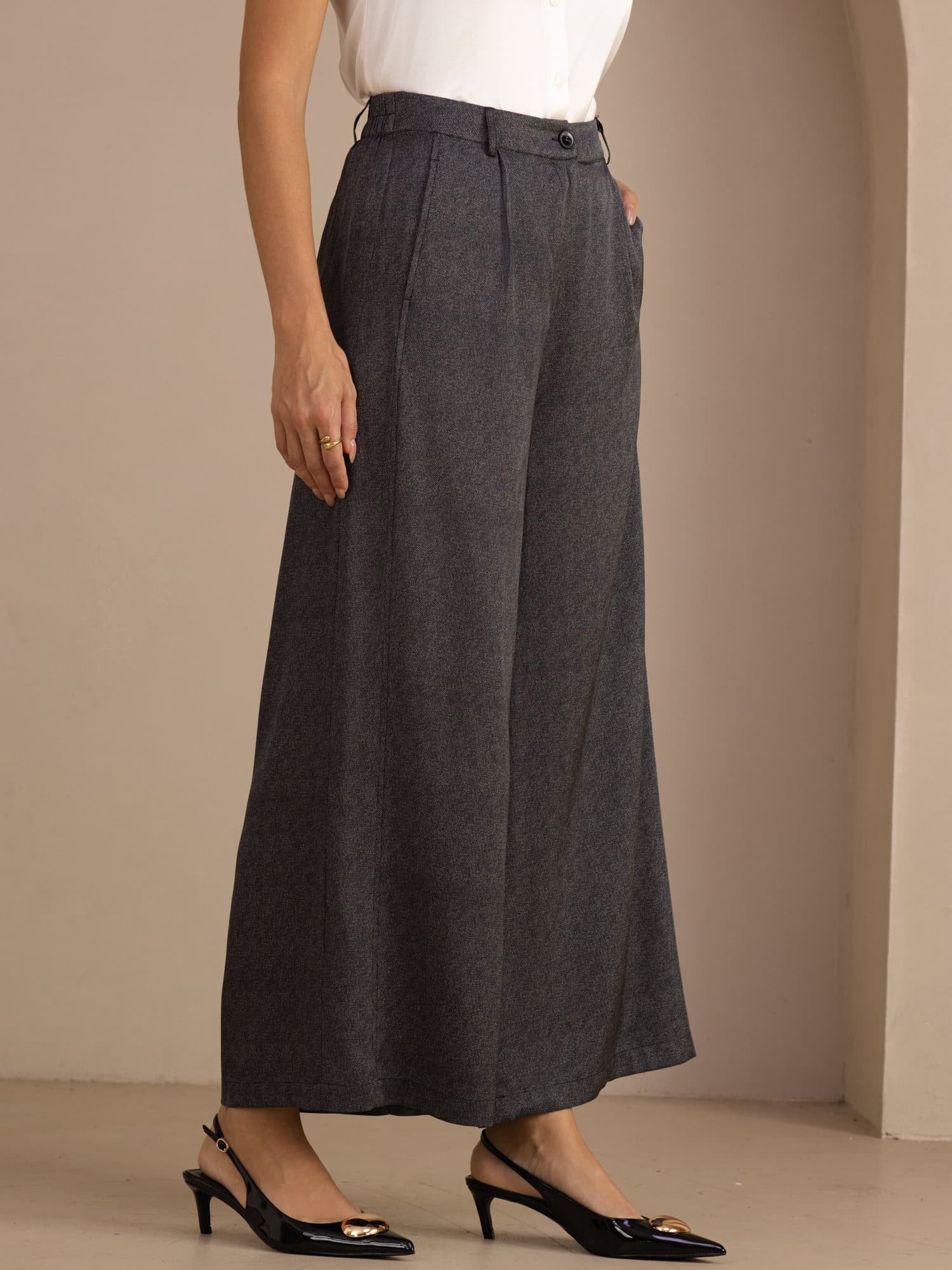 [Negro] SilkSilky-ES Womens Pants 001