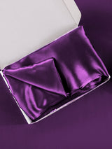 [Púrpura] SilkSilky-ES Fundas De Almohada 005