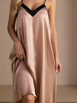[Toscana] SilkSilky-ES V Neck Camisón 007