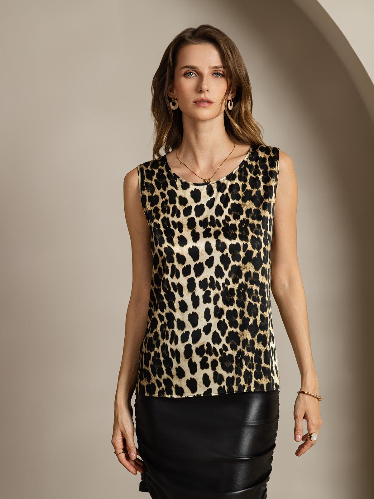 [Leopardo] SilkSilky-ES 19Momme Seda Camisoles 003