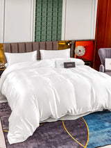 [Blanco] SilkSilky-ES 25Momme Seda Pura Bedding Set 003