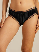 [Negro] SilkSilky-ES Panty 001
