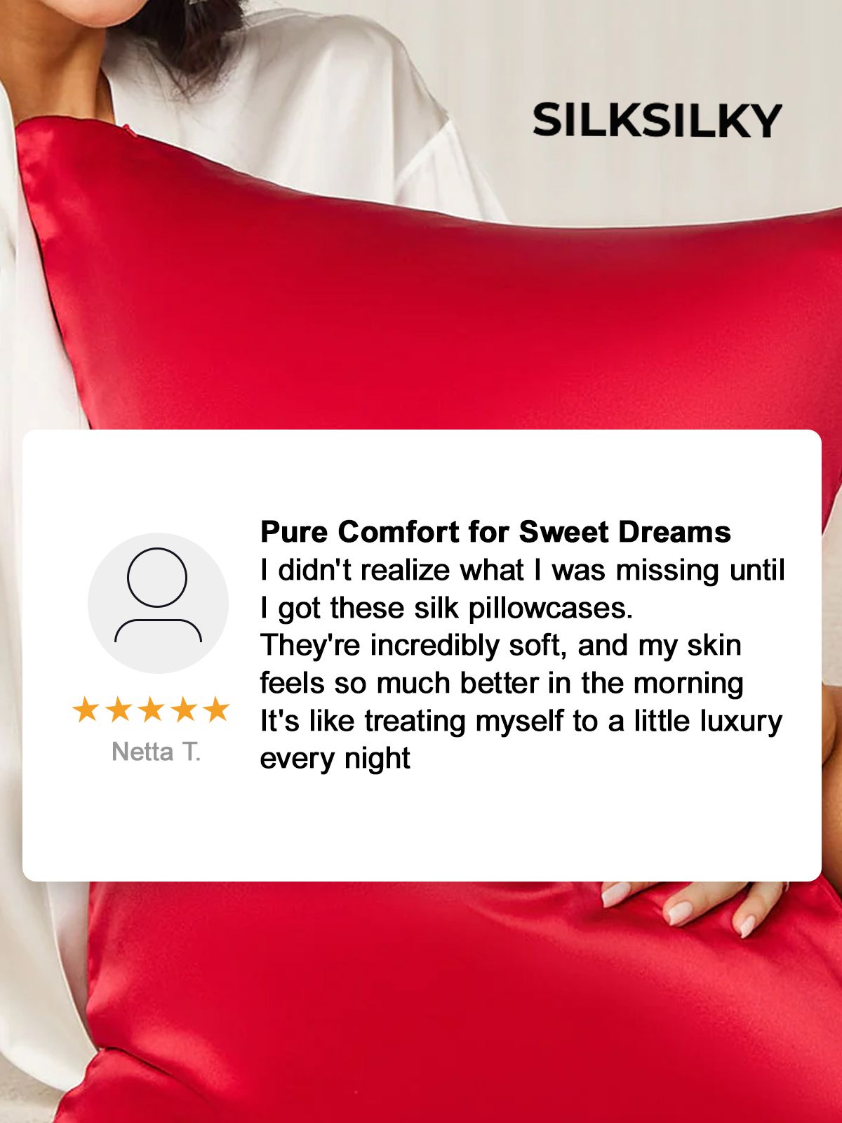 [Champán] SilkSilky-ES 22Momme Seda Pura Pillowcase 006