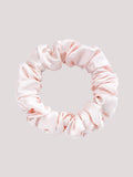 SilkSilky ES 19Momme Seda Pura Scrunchie Rosa 004