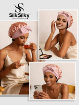[Rosa] SilkSilky-ES Gorros De Dormir 005