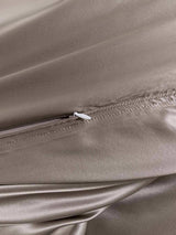 [Gris] SilkSilky-ES 22Momme Seda Pura Bedding Set 005,