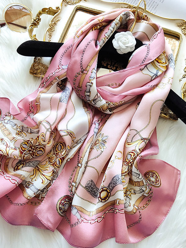 [P019] SilkSilky-ES Seda Pura Scarf 001,