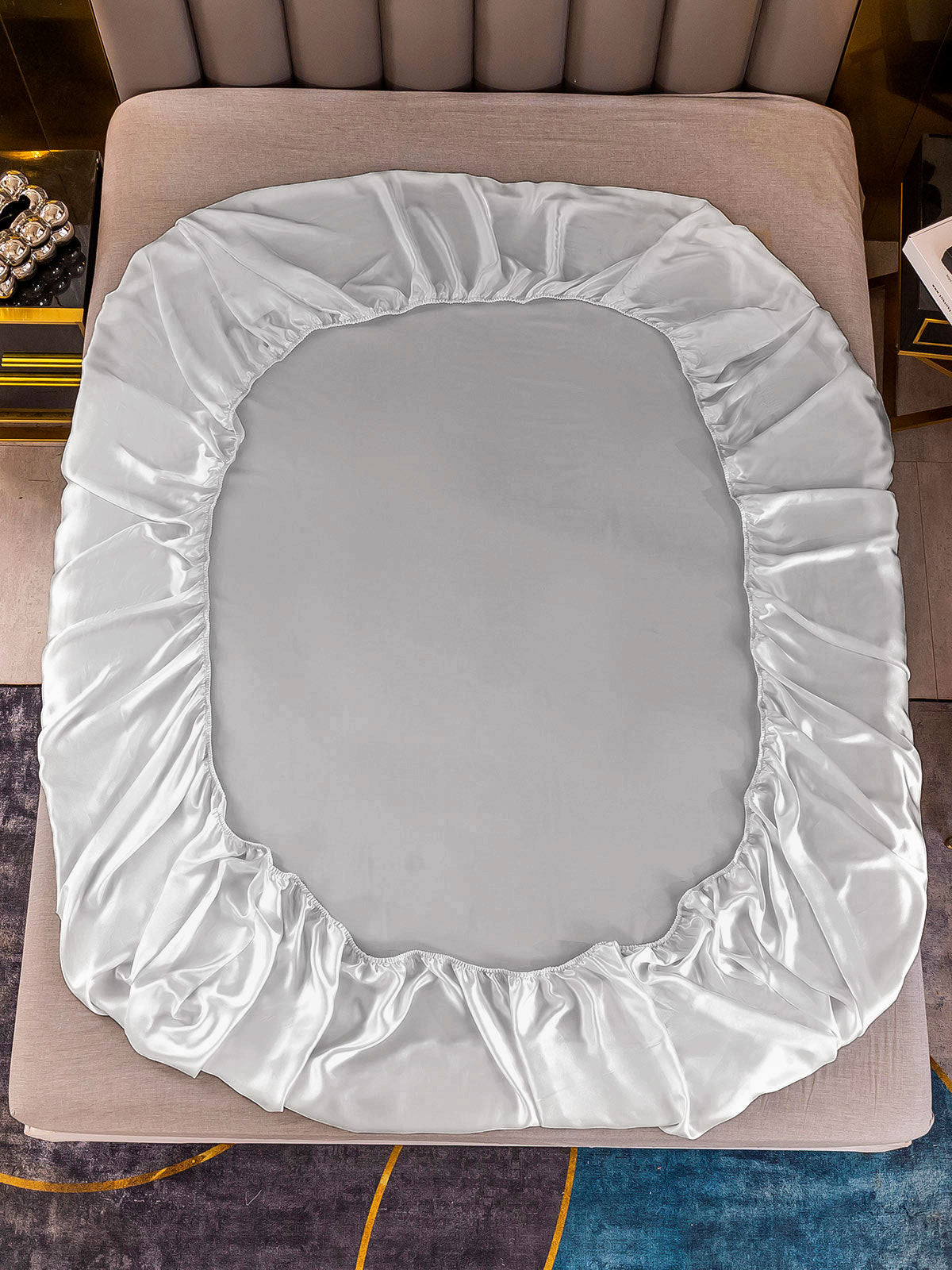[Plata] SilkSilky-ES 25Momme Seda Pura Sheet 003