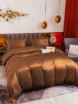 [Café] SilkSilky-ES 19Momme Seda Pura Bedding Set 001