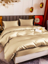 [Beige] SilkSilky-ES 19Momme Seda Pura Bedding Set 003