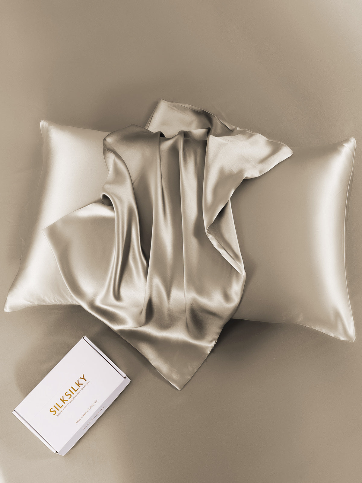 [Caqui] SilkSilky-ES 19Momme Seda Pura Pillowcase 006