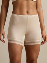 [Beige] SilkSilky-ES Seda Pura Panty 007,