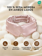[Rosa Claro] SilkSilky-ES Antifaces De Dormir 002