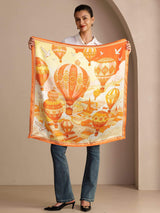[Globo Amarillo] SilkSilky-ES Scarf 005