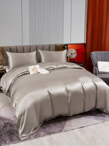 [Gris] SilkSilky-ES 22Momme Seda Pura Bedding Set 005,