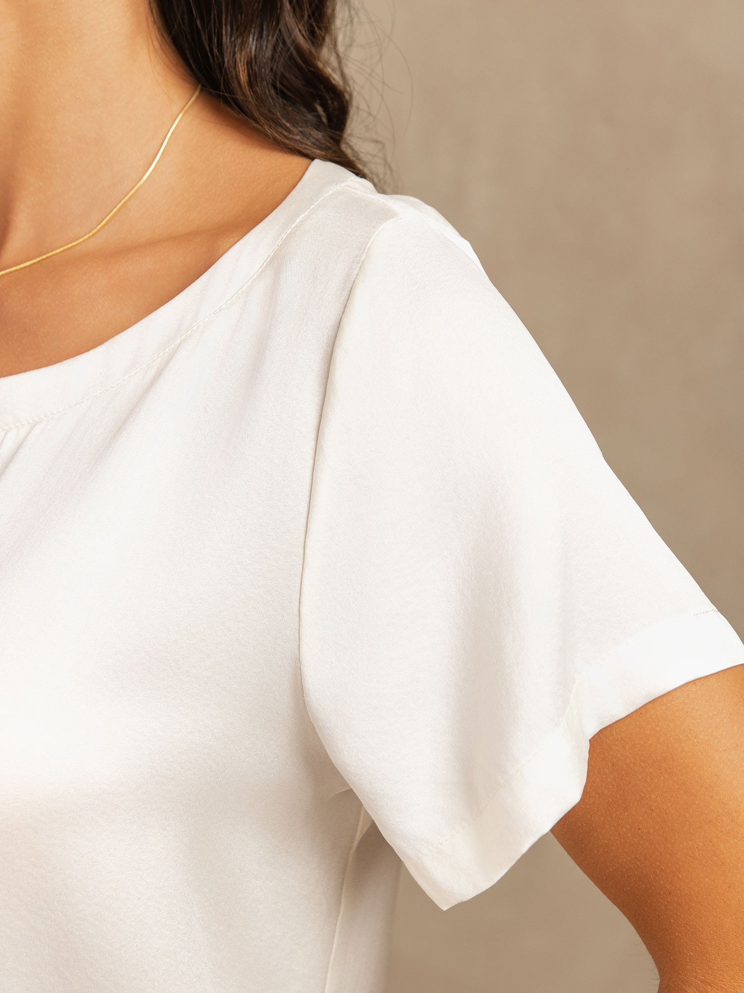 [Blanco] SilkSilky-ES 19Momme Seda Womens Pajamas 004