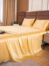 [Champán] SilkSilky-ES 19Momme Juego de ropa de cama 003