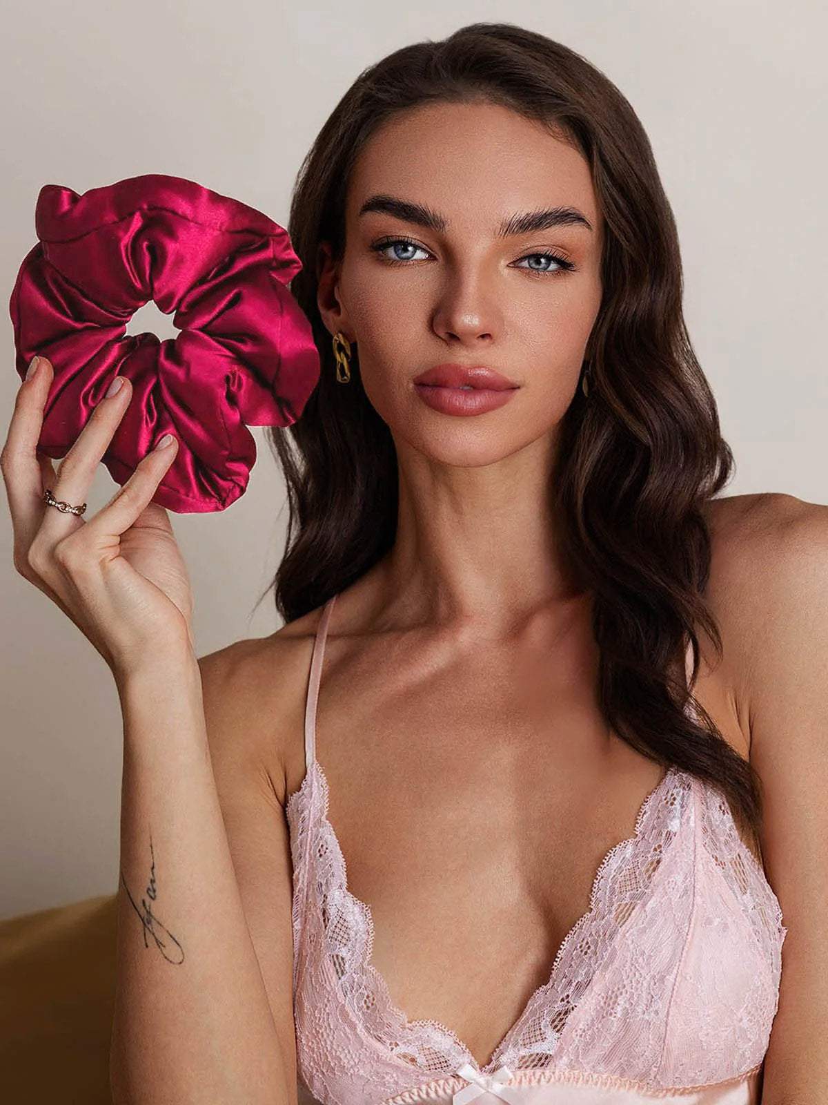 [Vino] SilkSilky-ES Seda Scrunchie 003