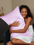 SilkSilky-ES 19Momme Seda Pura Pillowcase Lavanda 002