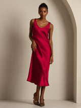 [Vino] SilkSilky-ES Sleeveless Vestido 001