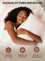 [Rosa] SilkSilky-ES 30Momme Fundas De Almohada 005