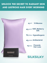 [Lavanda] SilkSilky-ES 19Momme Seda Pura Pillowcase 003