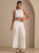 [Blanco] SilkSilky-ES Sleeveless Crew Neck Women's Outfit Sets 004