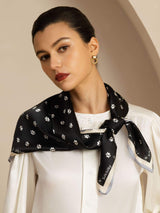 [Negro] SilkSilky-ES Scarf 003