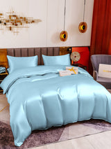 [Azul Claro] SilkSilky-ES 19Momme Seda Pura Bedding Set 005
