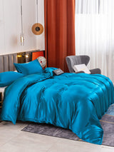 [Azul Real] SilkSilky-ES 19Momme Juego de ropa de cama 003