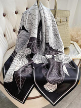 [P075] SilkSilky-ES Seda Pura Scarf 001