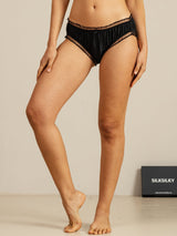 [Negro] SilkSilky-ES Panty 005
